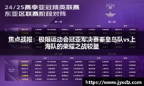 焦点战报：极限运动会冠亚军决赛秦皇岛队vs上海队的荣耀之战较量